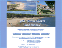 Tablet Screenshot of gite-talmont.com